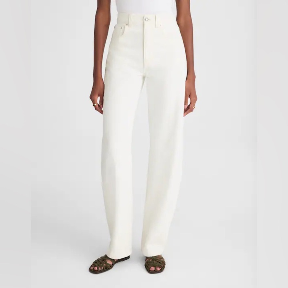 Madewell Women's white Straight Leg Jeans
